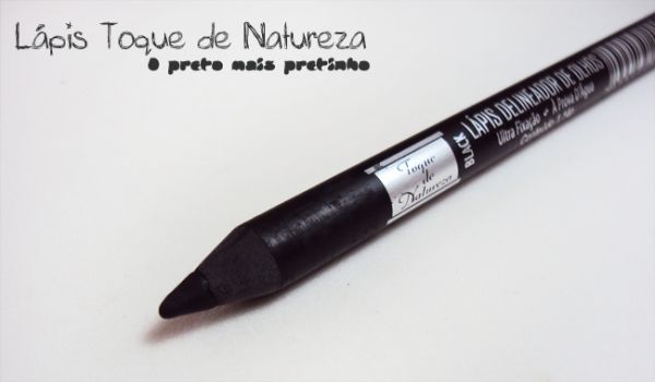 Lápis delineador preto - Toque da Natureza